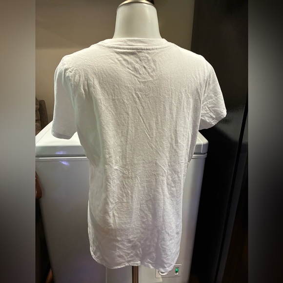 RARE Disney Beauty and the Beast T-Shirt with upside down pocket women’s large - Picture 7 of 8